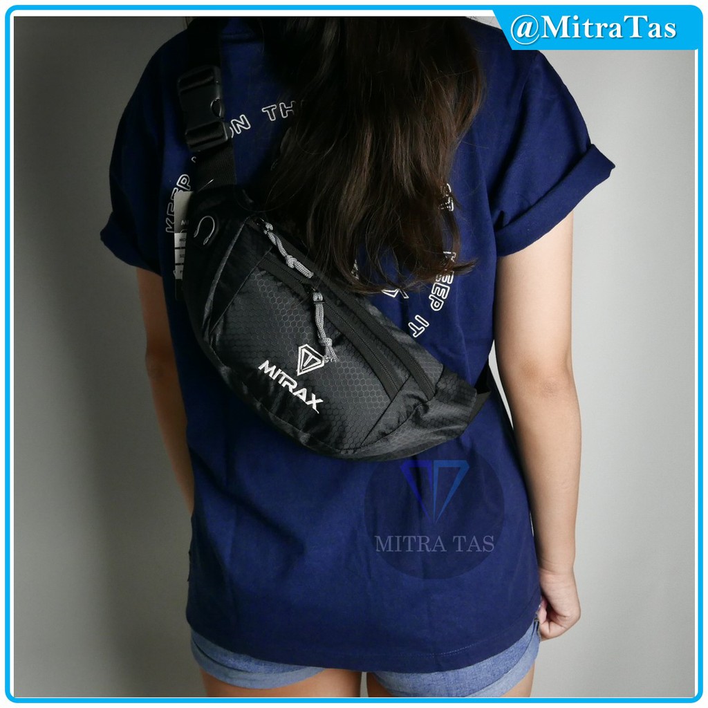 Waist Bag MITRAX Bahan Cordura! Tali dan Jahitan Kuat!