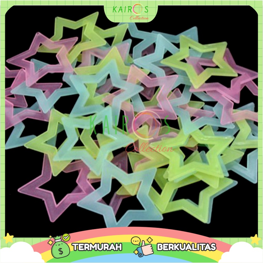 Sticker Dinding Glow In The Dark - Bintang
