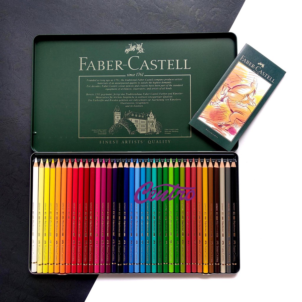 Faber Castell Polychromos Color Pencils Tin of 36 Pensil  