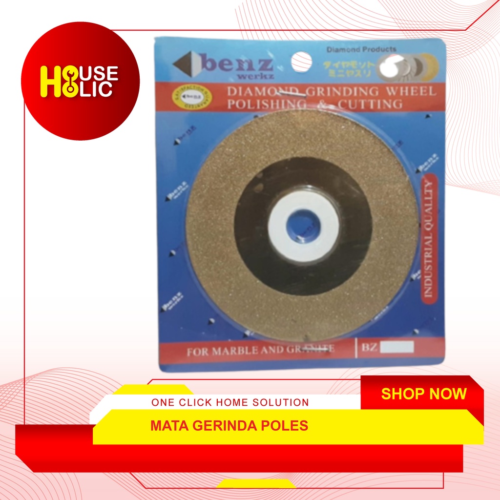 Diamond Grinding Wheel 4&quot; Inch Cutting Polishing / Mata Potong Poles