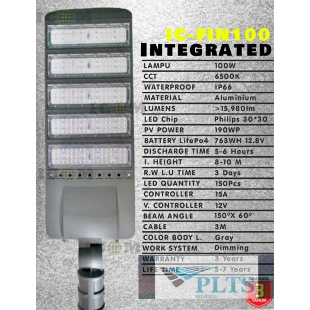 lanpu two in one 100watt+ pv160wp (ic-fin100)