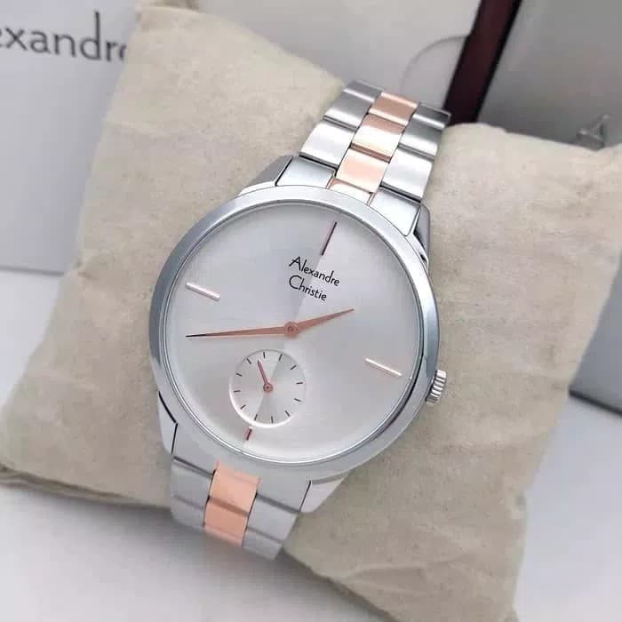 Jam Tangan Pria Alexandre Christie Original New Model AC3795