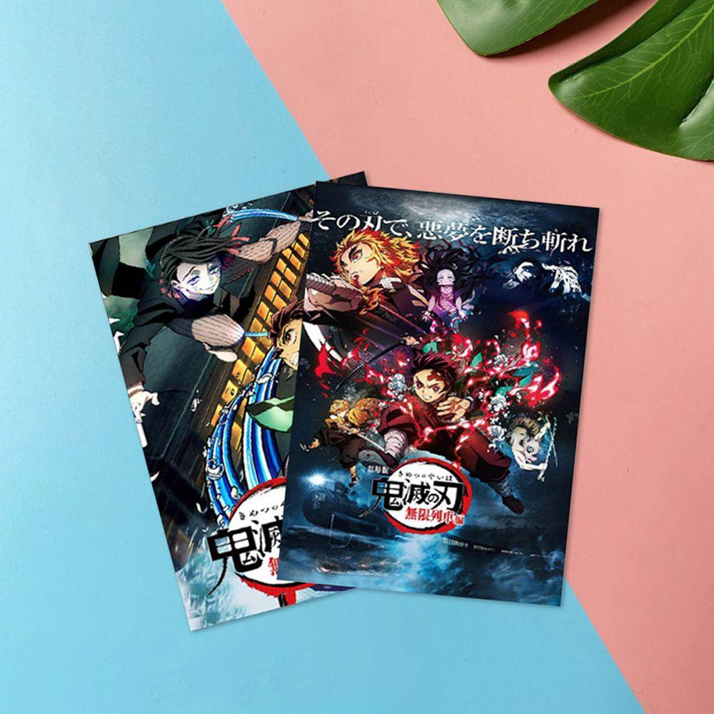 Mxbeauty Postcard Tahan Air Tahan Lama Kamado Tanjirou Demon Slayer Karakter Anime Koleksi Kado Foto Card