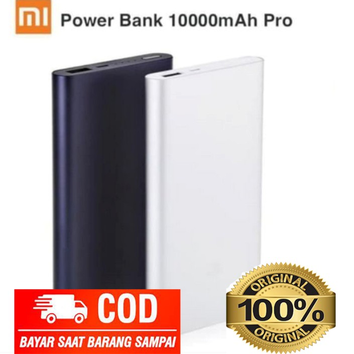 POWERBANK XIAOMI MI PRO 2 10.000 MAH FAST CHARGING ORIGINAL