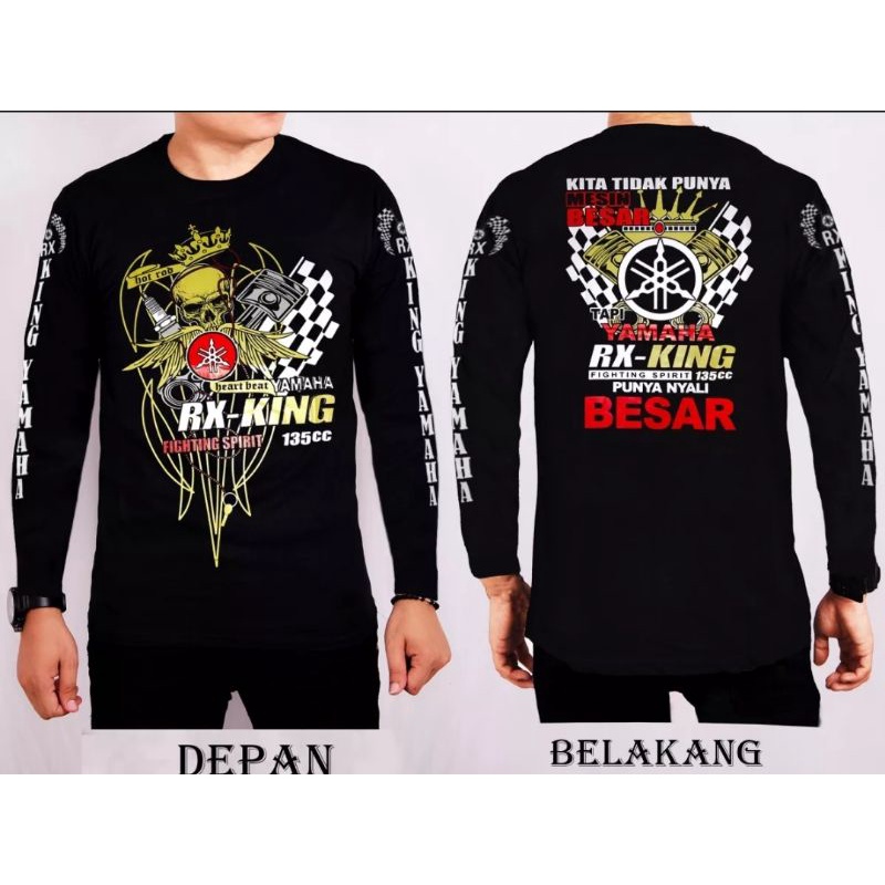 KAOS DISTRO RX KING LENGAN PANJANG / KAOS DISTRO YRKI LENGAN PANJANG / DZIKRA-STORE