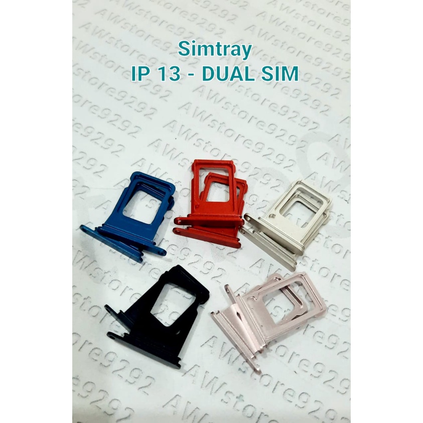 Slot Tempat Dudukan Kartu Simcard Sim card Lock Simtray Sim Tray IPhone 13 / IP13 Dual Sim