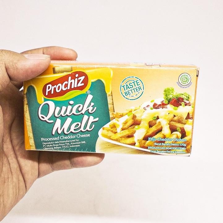 

BRANDS FESTIVAL KEJU PROCHIZ QUICK MELT 170 GR - CHEESE CHEDDAR MELTED MOZARELLA 