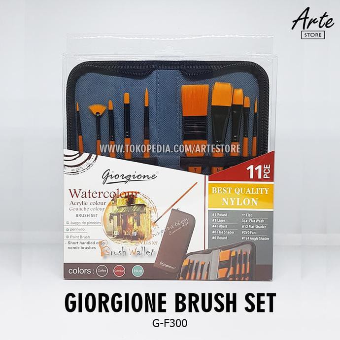 

Kuas Lukis Giorgione Set isi 10 pcs