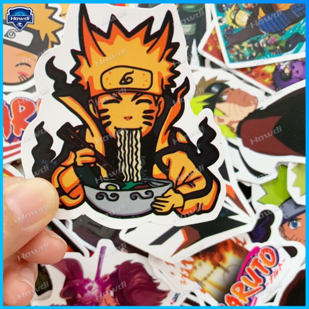 Stiker Motif Anime Naruto Tahan Air Untuk Helm Motor