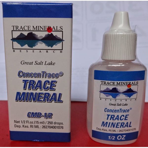 Harga Promo Sinergi Trace Mineral CMD (Concentrate Mineral Drops) Asli dari UTAH USA 15 ml 250 DROPS