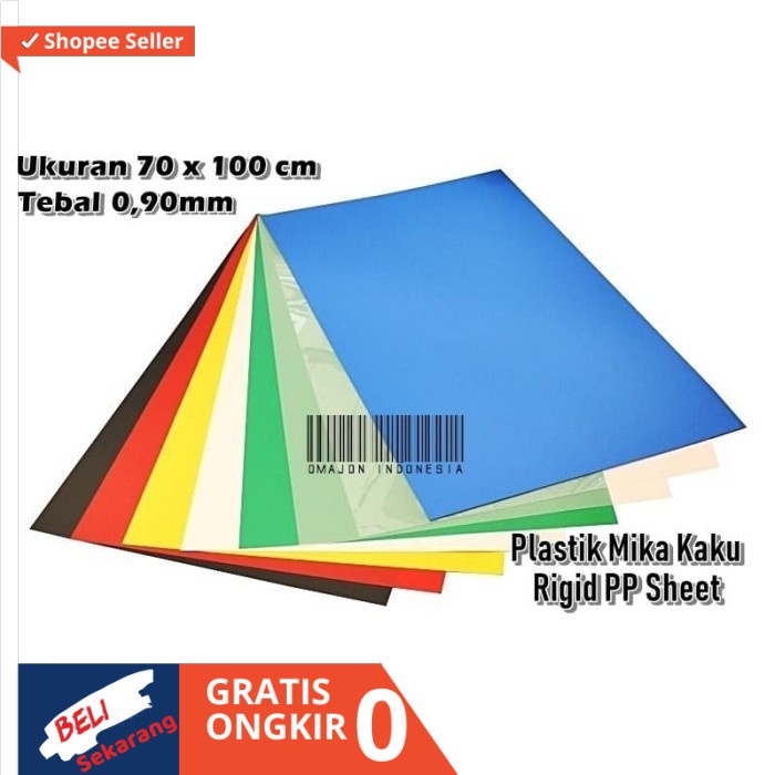 

Plastik Mika Kaku PP Cover Agenda 70 x 100 cm Tebal 0.90mm Wolfe