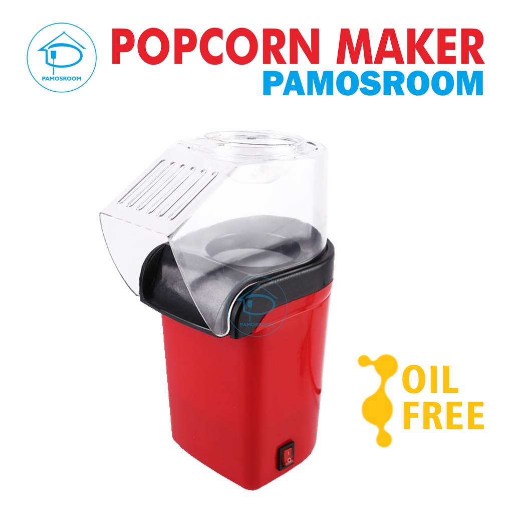 Pamosroom Mini Popcorn Maker Alat Pembuat Popcorn Elektrik Mesin Pop Corn Electric