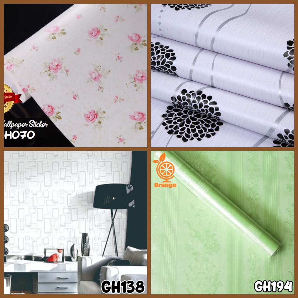 Wallpaper Dinding Kamar Tidur Aesthetic / Wallpaper Dinding 3D Wallpaper Dinding Motif 45cmX9m HOMELIVING