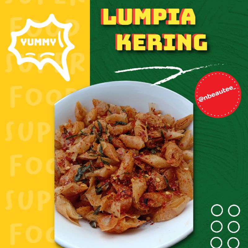 

250 GRAM || LUMPIA KERING PEDAS DAUN JERUK || LUMRING PEDAS GURIH