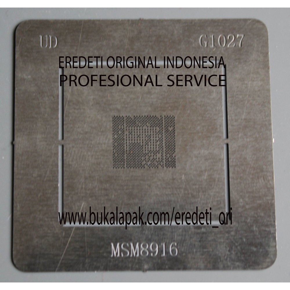 PLAT CETAKAN IC XIAOMI MSM8916 CPU G1027 KD-001087 m