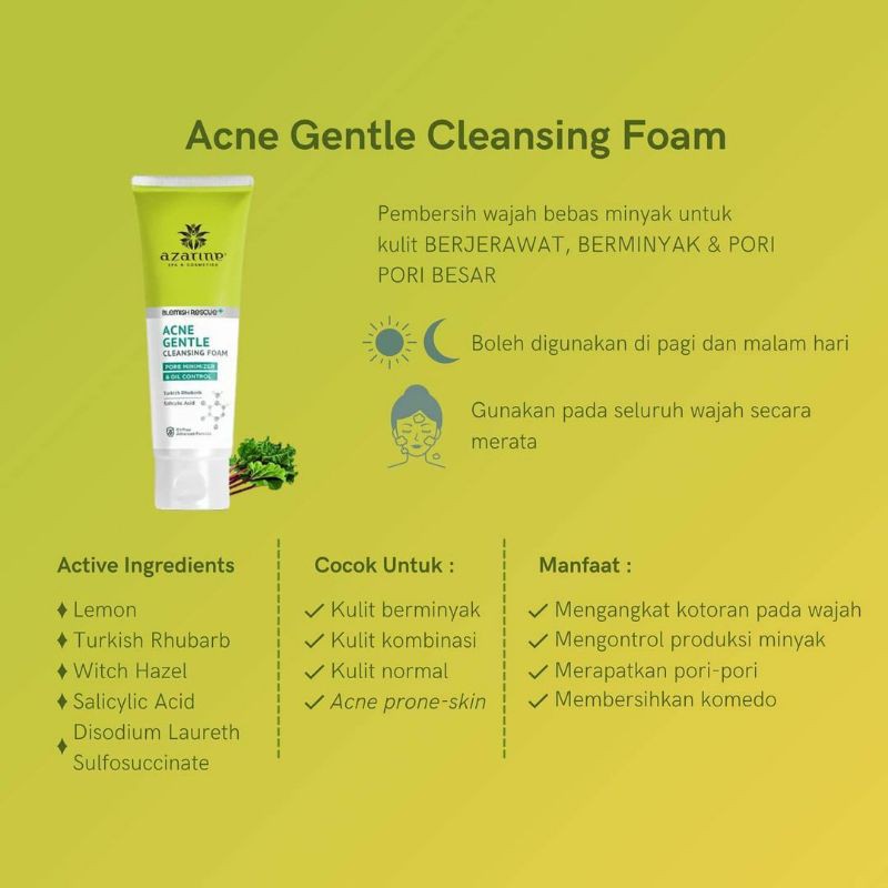 Azarine Intense Acne&amp;Repair Series|Azarine Blemish Rescue Blackhead Remover Mask Purifying Deep Cleansing Clay MaskSerum Spot Gel Cleansing Foam Oil Free Brightening Moisturizer