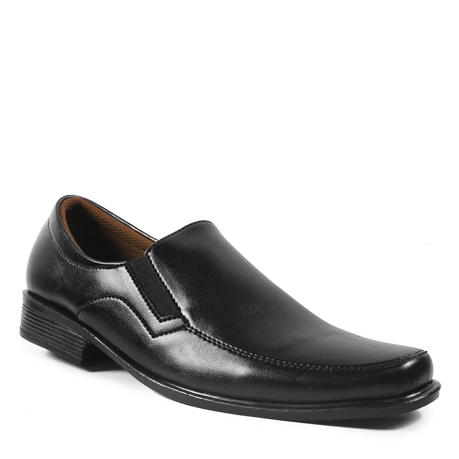 sepatu crocodile pantofel peter hitam  sepatu kerja casual loafer formal