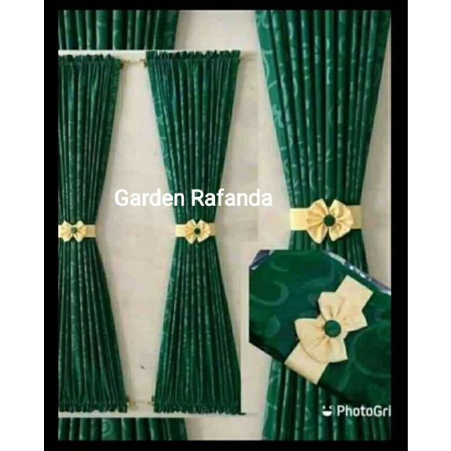 gorden kupu kupu gorden siang gorden ikat kain tebal