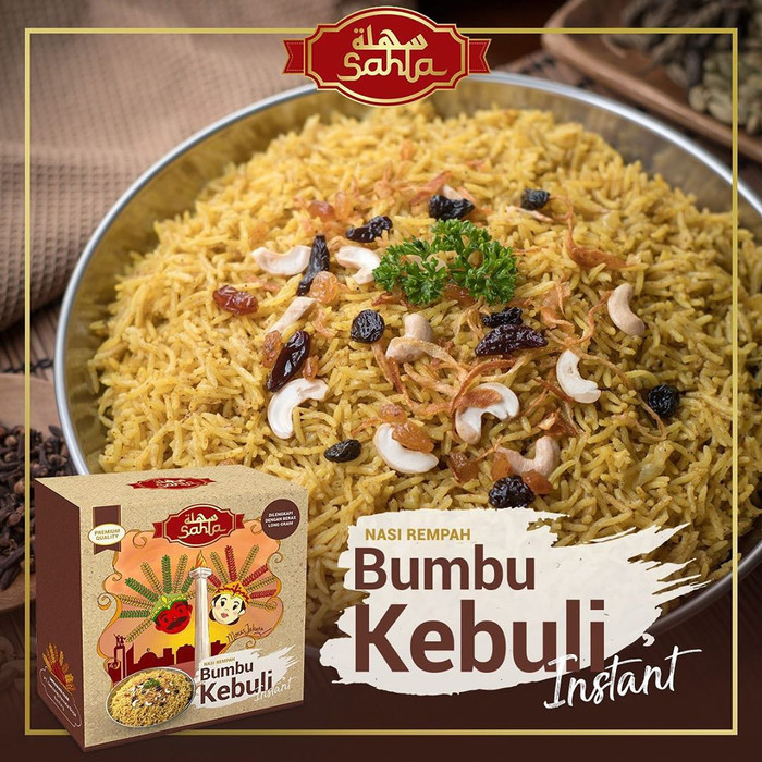 

Produk Terbaik - Sahla Nasi Rempah Instant 500Gr : Bumbu Kebuli/Biryani/Mandhi - Kebuli