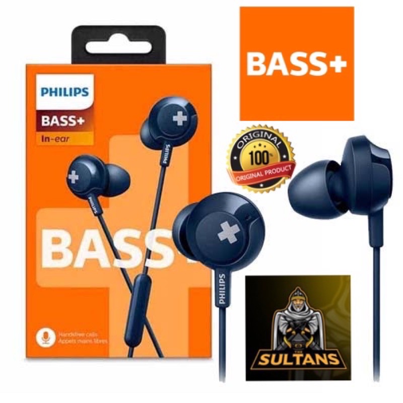 HANDSFREE EARPHONE BASS PHILIPS VMT-118 ORIGINAL NEW