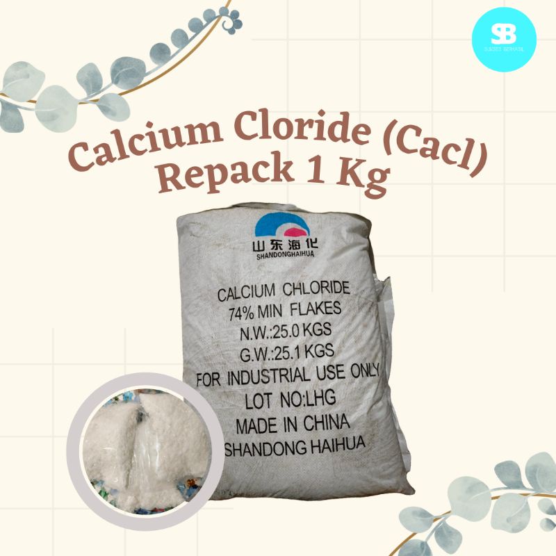 Cacl / Calcium Chloride / Kalsium Klorida / 1 kg