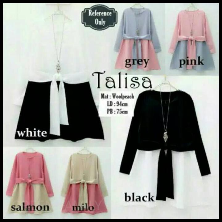 BAJU ATASAN MUSLIM WANITA / BLOUSE MUSLIM WANITA / TALISA BLOUSE TUNIK