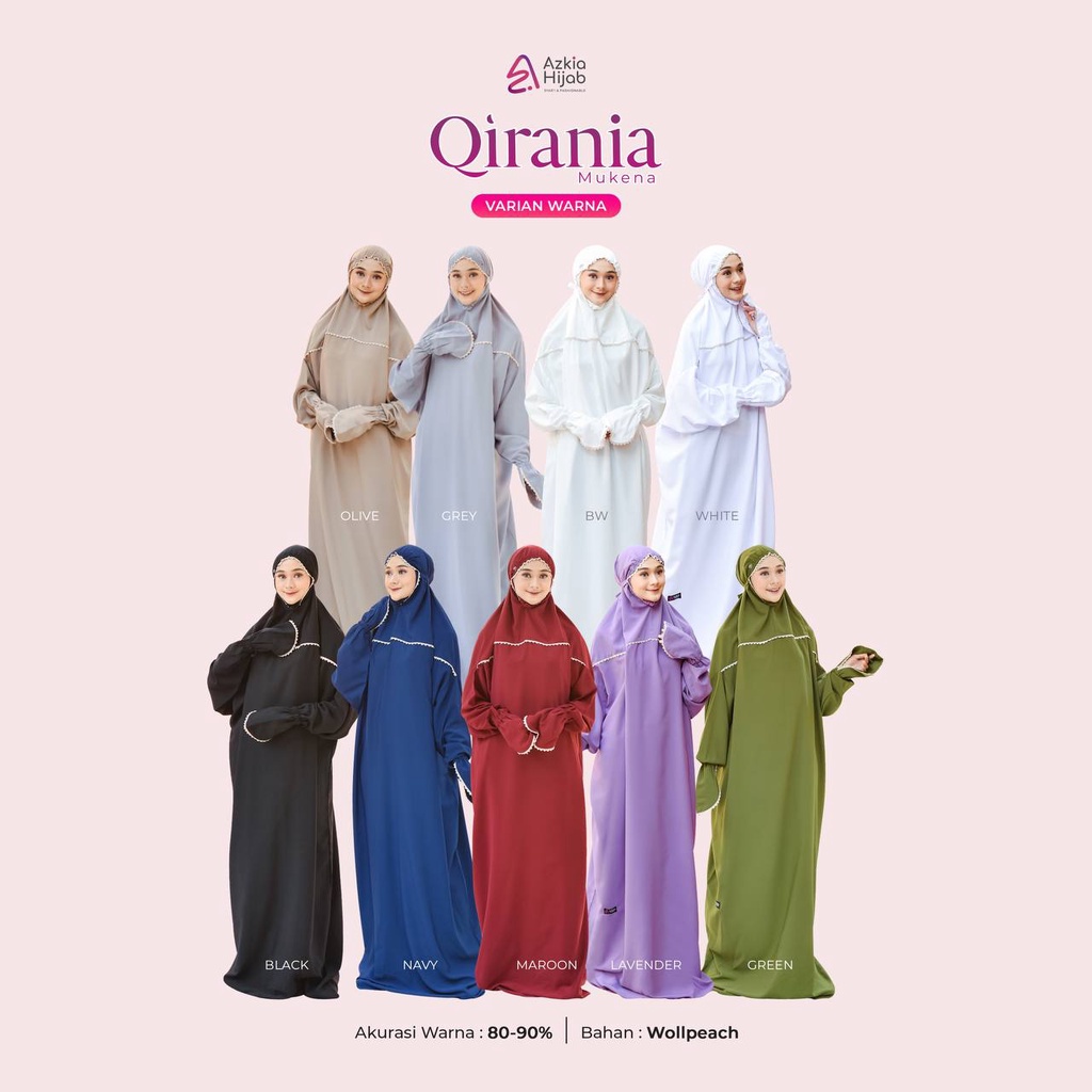 MUKENA TERUSAN QIRANIA - AZKIA HIJAB