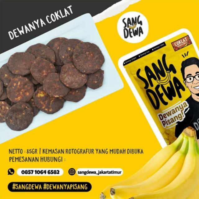 

keripik pisang sangdewa (rasa coklat)