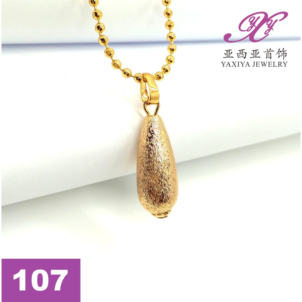 

Liontin Emas Wanita Perhiasan Lapis Emas 18K Yaxiya Jewelry 107