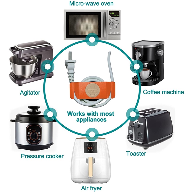 4 Pcs Rak Kait Gantung Dinding Penyimpanan Kabel Listrik Power Plug Data Multifungsi Untuk Rumah