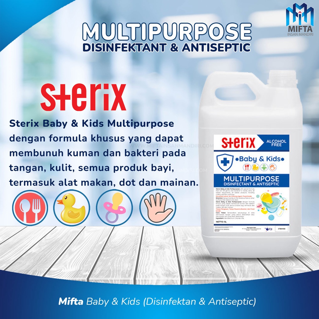 STERIX BABY &amp; KIDS HAND SANITIZER DAN DISINFEKTAN KHUSUS BAYI DAN ANAK