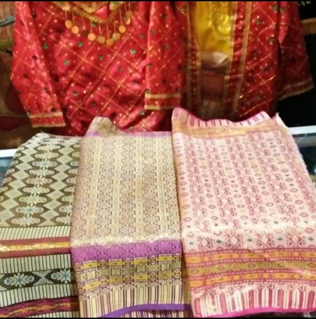 Jual kain selempang songket // kain pinggang