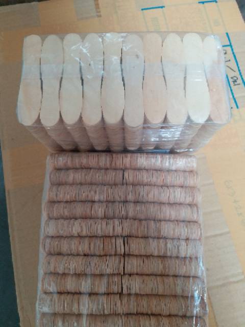 1 pack Sendok es krim /sendok kayu