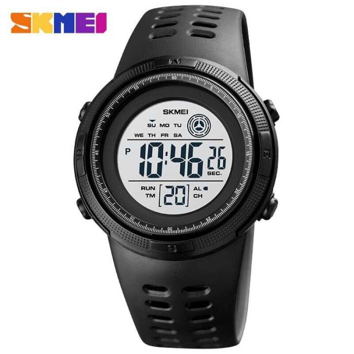 Jam Tangan Digital Pria - 1773 - Hitam Putih