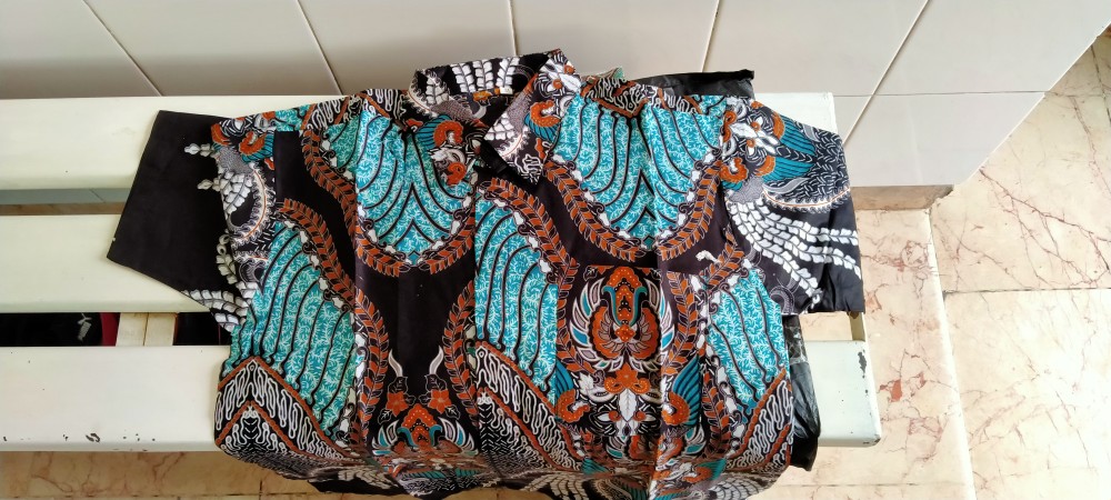 Baju Batik Pria Gus Azmi Syubbanul Muslimin Batik Katun Halus Hadroh Azzahir Santri Muslim, Moderen