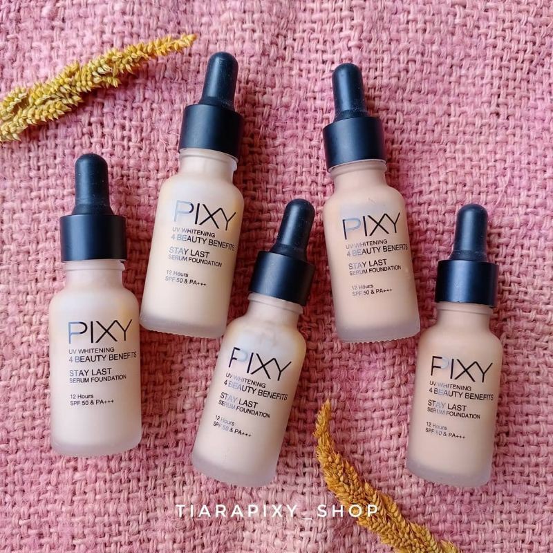 Pixy Uv Whitening Stay Last Serum Foundation