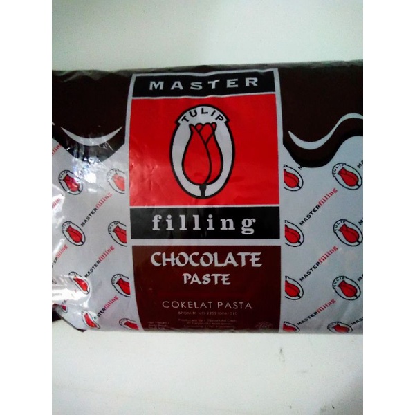 

Tulip filling dark coklat/filling chocolate paste 250gr repack