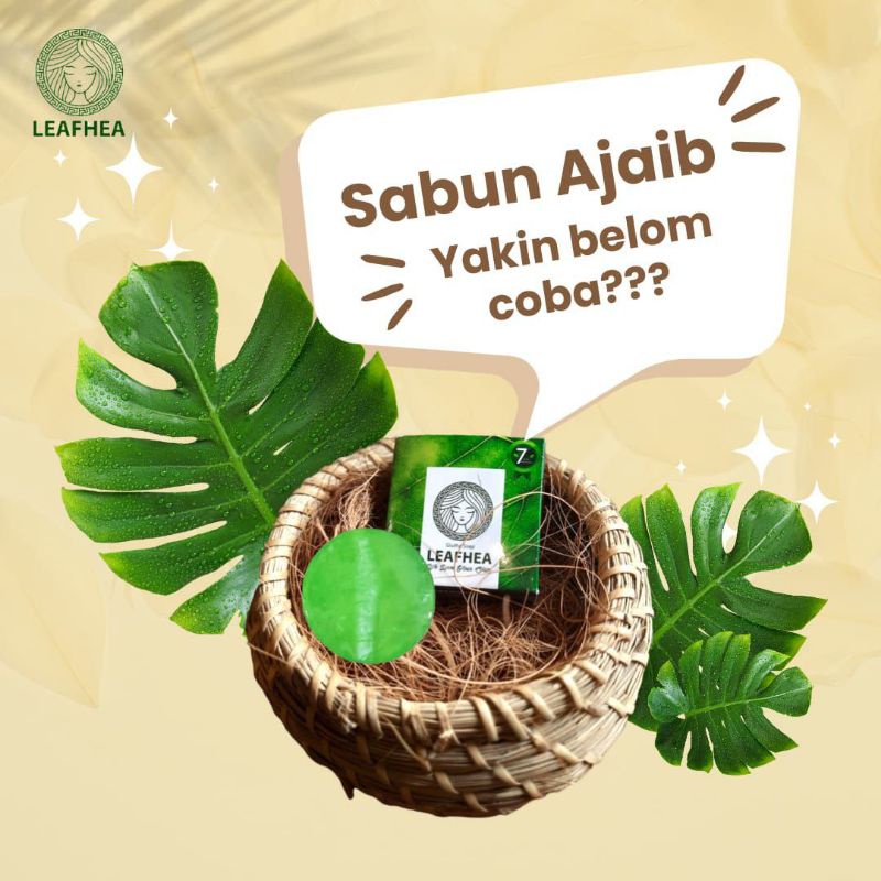 sabun Leafhea Sabun menyembuhkan gatal Sabun komedo Sabun Jerawat