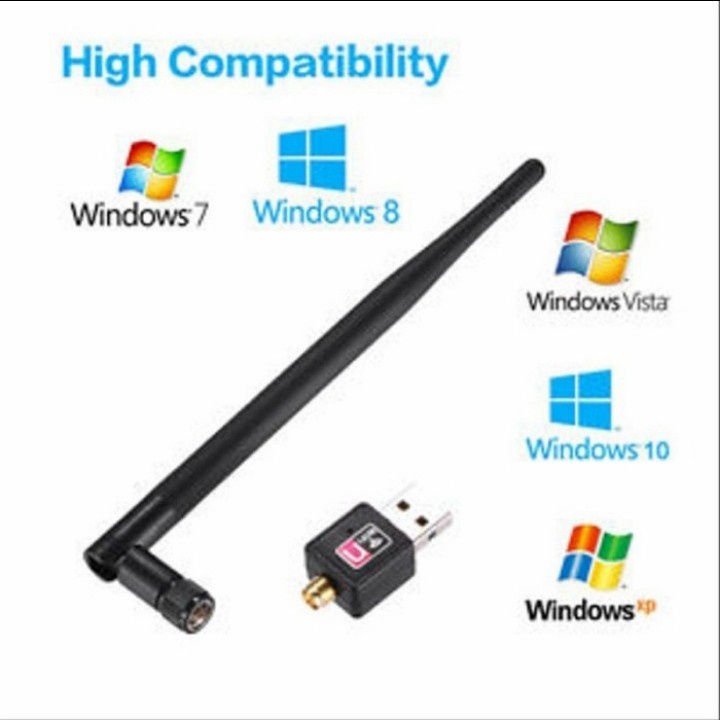 USB WIFI 802 IIN 600Mbps Antena Antenna Adapter USB 2.0 Wireless