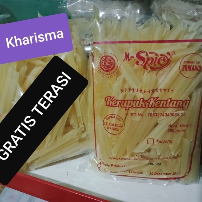 

SALE Krupuk kentang 200gram
