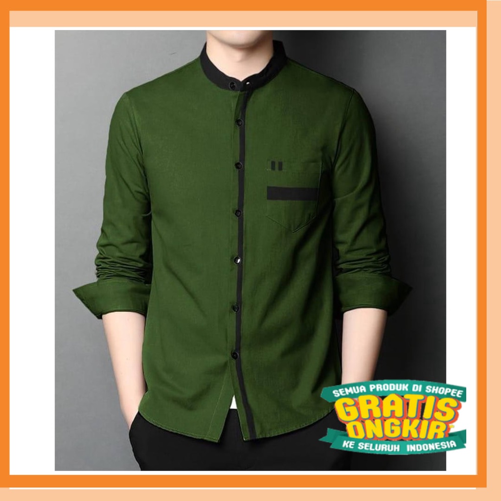 Surfing Santai Kemja Bali Distro Motif Corak Model Korea Oversize kpop bts / Kemeja Pria Lengan Panj