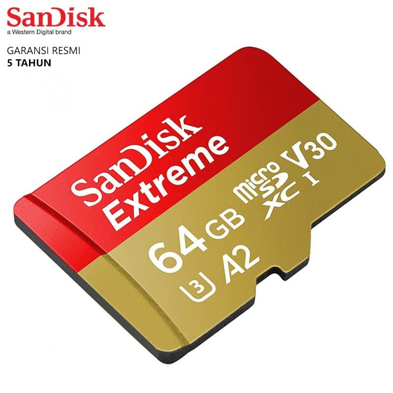 MicroSd Sandisk Extreme - 32 GB / 64 GB / 128 GB / 256 GB