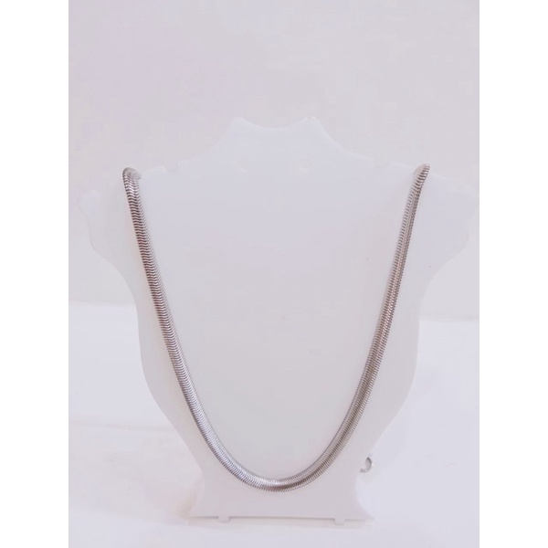 kalung titanium//kalung ular minyak//perhiasan//titanium