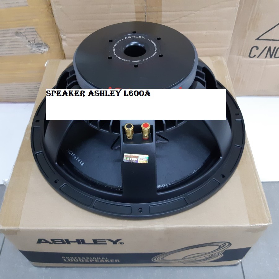 Speaker ASHLEY 15 Inch L600A original karakter mid low power 1200 wat
