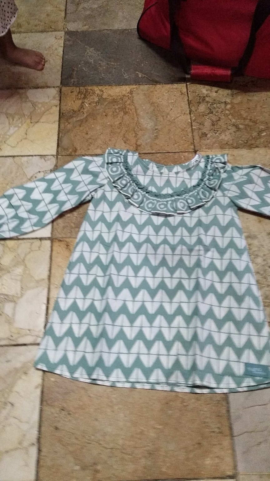 Batik Anak Warna Mint