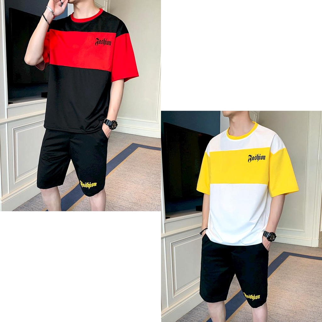 Asgard777 - SETELAN FASH / kaos distro cowok / kaos pria / kaos / celana pendek pria / celpen
