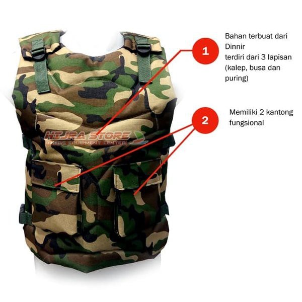 Rompi Motor Army Rompi Motor Loreng
