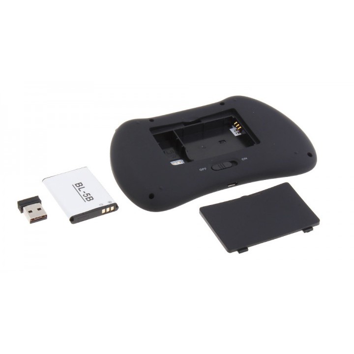 H9-L Mini Hand-held Wireless Keyboard QWERTY with Backlight