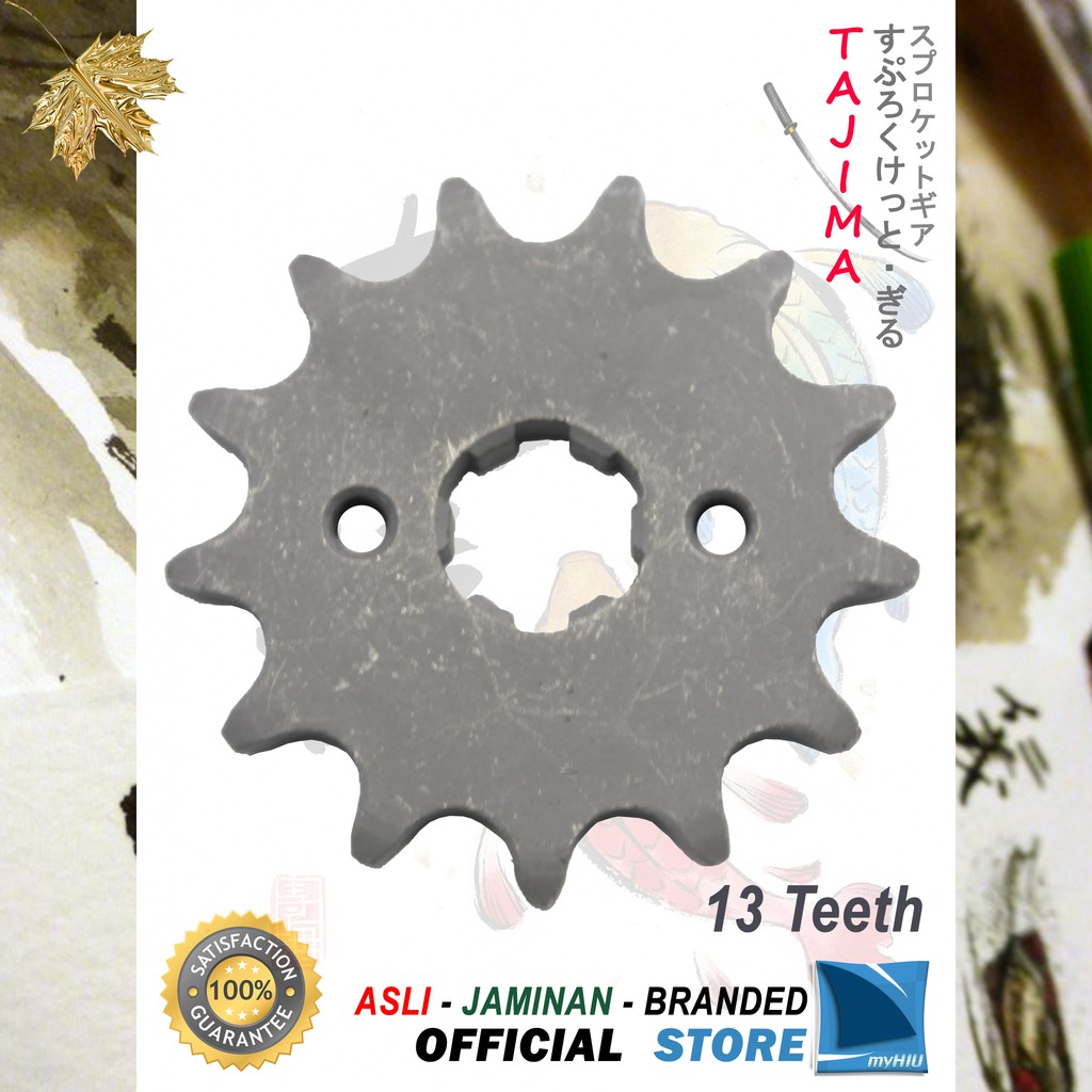 Gigi Tarik 520 - 13T HONDA Tiger, Tiger 2000 New Gir Depan - Front Sprocket Gear TAJIMA
