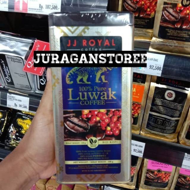 

JJ royal coffee 100% pure luwak bean 100gr